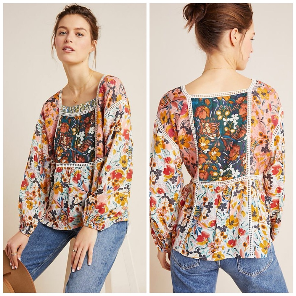 Maeve Nikki Peasant Blouse